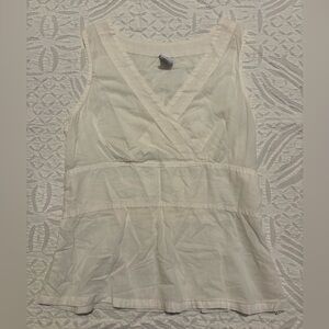 GAP Cream Sleeveless Top